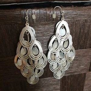 Express Silver Dangle Earrings